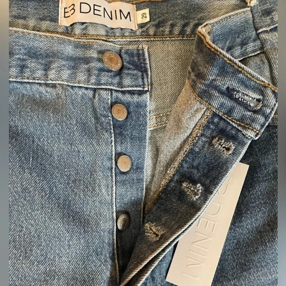 NWT EB Denim OG Reinvented Shifted Segments Asymmetrical Waist 29 - Picture 5 of 13